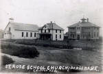 St. Rose Church, parsonage, and school